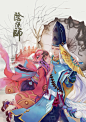 阴阳师手游 安倍晴明 同人图 插画 壁纸 | 乖摸摸头→_→ | 半次元-第一中文COS绘画小说社区