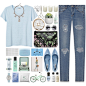 50 shades of Blue - Polyvore