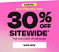 Last day - Best of Summer Sale 30 off Sitewide