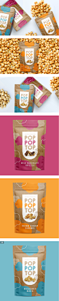 Pop Pop Top爆米花包装设计 - 设计之家