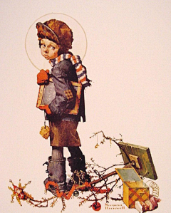 两枚鱼采集到插画大师-诺曼·洛克威尔（Norman Rockwell)