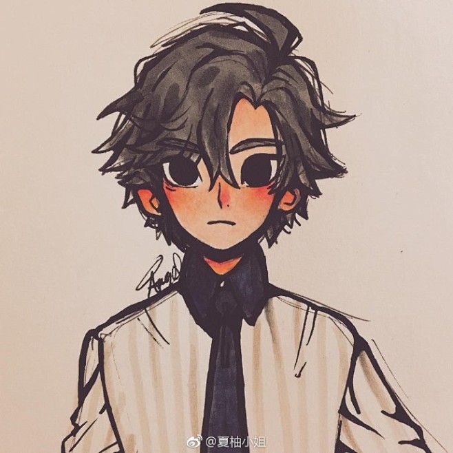 【马克笔手绘少女】萌萌哒！
画画小清...