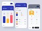 Mobile Balance account statistics dashboard pay payment card balance application mobile ios user interface user clean app ux design ui