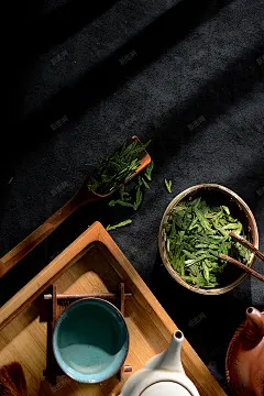 茶叶黑色简约新品上市海报高清素材 免费下载 设计图片 页面网页 平面电商 创意素材