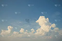 蓝天白云复古风背景