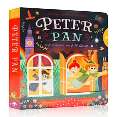 彼得潘小飞侠低幼版机关操作书 Lit for Little Hands Peter Pan 英文原版绘本 纸板书 英文儿童读物 经典童话故事书 亲子共读-tmall.com天猫
