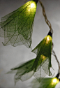 Leaf Flower String Lights Green 8ft叶花灯设计 生活圈 展示 设计时代网-Powered by thinkdo3