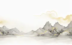 古风山爬山的人物壁纸