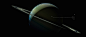 art cosmos Space  saturn design octane c4d Render
