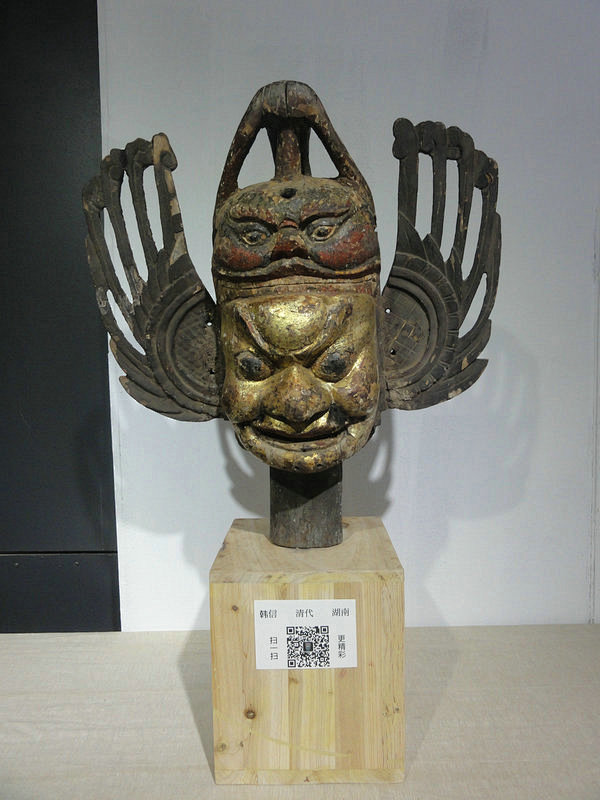 傩面百态——傩戏木雕面具展