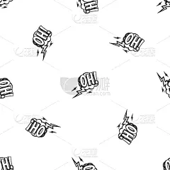 俄亥俄州,式样,黑色,对话气泡框,单词,文字,几何形状,云,重复,演讲