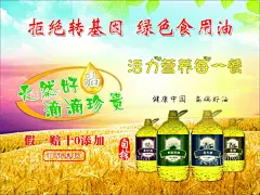 食用油海报  - 源文件下载【酷图网】食用油海报,海报,食用油,玉米油,菜籽油,花生油,茶油,非转基因,绿色食品,天然,珍贵,添加,自榨