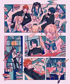 12张充满复古肌理感的效果插画！ - 优优教程网 - 自学就上优优网 - UiiiUiii.com : 画师 paipitations ​的插画总是别有一番风味，复古高饱和的配色搭配有质感的肌理效果，再加上原神的人物插画，都让画面看起来韵律十足～ ​​​