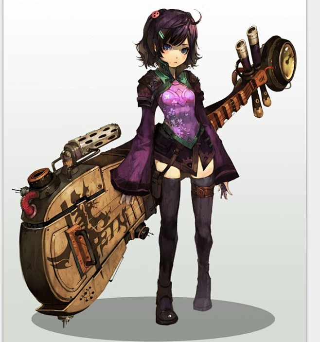 2/3/5头身日韩魔幻角色综合 原画参考...