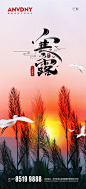 寒露节气海报-源文件