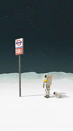 “什么时候最孤独”
“盛世烟火由你而放，他们都在看烟花，无人想起你”
分享一组太空漫步插画壁纸
点赞让烦恼消失吧~
作者：LOOKANDRAW ​​​​