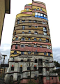 The Hundertwasser building in Austria