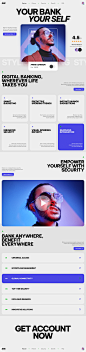 Banka - Digital Bank Company Landing Page Website by Adhiari Subekti for One Week Wonders on Dribbble