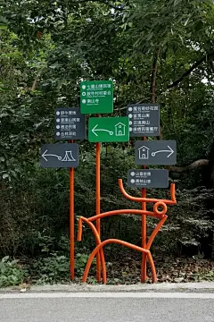 景观小品设施专篇-指示牌（二） - 小红书