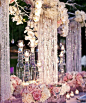 Elegant and Sparkly Wedding Ideas | Calligraphy by Jennifer #唯美婚礼# #婚礼布置# #梦幻紫罗兰婚礼#