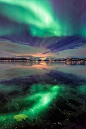 北极光，挪威，冰岛<br/>  norway, northern lights and iceland.