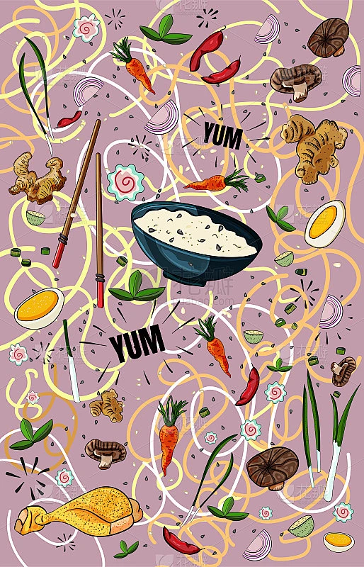 poster-with-asian-dishes-japanese-food-illustrati