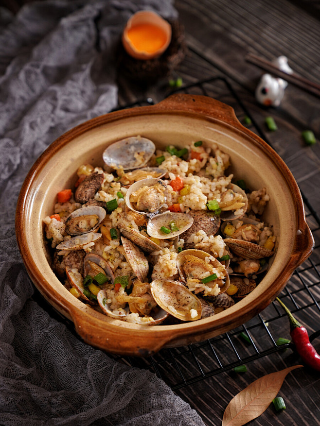 蛤蜊炒饭