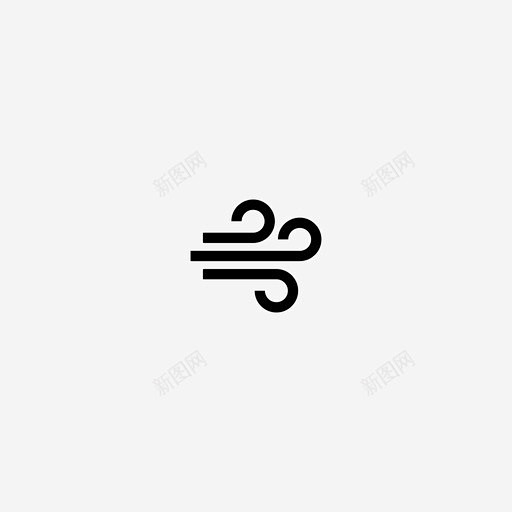 风吹呼吸图标 icon 标识 标志 UI图标 设计图片 免费下载 页面网页 平面电商 创意素材