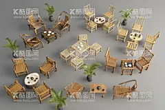 新中式休闲桌椅模型  - 源文件下载【酷图网】新中式桌椅,休闲桌椅组合,休闲桌椅,竹编桌椅,竹编茶桌椅,户外桌,竹子桌椅,竹木桌椅,茶桌椅组合,围炉煮茶,露营设备,景观小品,户外桌椅,庭院景观,茶桌,竹椅,竹桌,四方桌,靠背椅,公园景观,草图大师,su,su模型,3d,草图模型