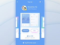 waterbluec采集到app设计