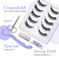 Amazon.com: BEYELIAN DIY Lash Extension Kit, Softest and Lightest Band, 5 Pairs Cluster Lashes Individual Lashes Volume Natual Look False Eyelashes, DIY Eyelash Extension Kit with Applicator Tool and Glue Adhesive : Beauty & Personal Care