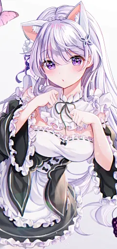 hyeya  二次元少女  
动漫壁纸  女仆  兽耳娘