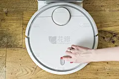 自动的,手,开关,真空吸尘器,女孩,部分,技术,地板,清洁工,现代