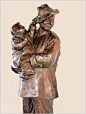 携一组【晋商博物馆的雕塑】  恭贺好友“山雨中人”在D800论坛履新