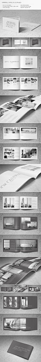 Minimal Catalog 32 Pages by Realstar, via Behance@北坤人素材