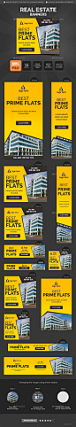 Real Estate Banners Template: 