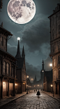 00585-2640578401-(masterpiece), (best quality),  gloomy tone, bloodborne style city street with undead, dark fantasy, extremely detailed, night,