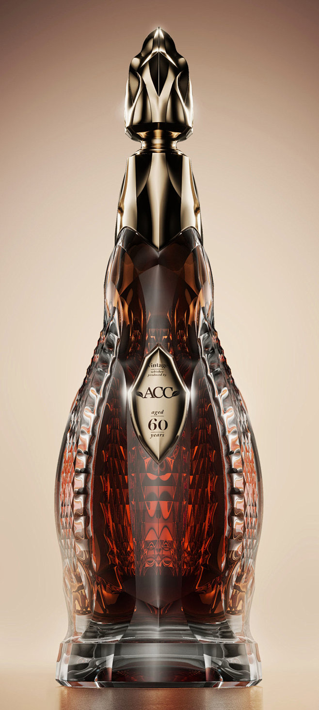 Luxury whisky bottle...