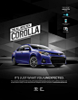 Nice interactive ad for the all-new 2014 #ToyotaCorolla. Scan with the @Layar App!