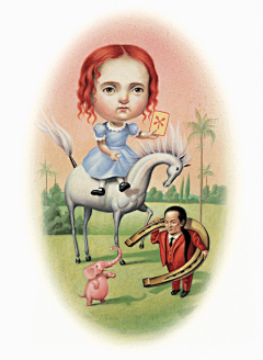 任紫薇采集到意大利女插画师：尼可莱塔Nicoletta Ceccoli