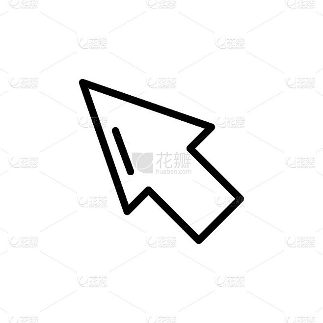 指针图标矢量设计模板
