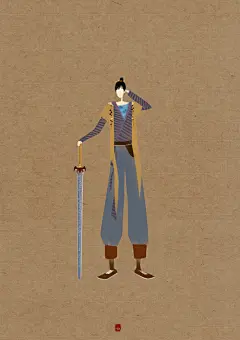 【手绘/插画/漫画】呼葱觅蒜无脸古风图集：仙剑十年