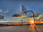 General 1600x1200 basketball sport  sports basketball court sunset