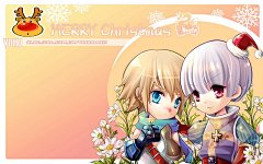 龙之谷耽美百合圣诞壁纸桌面壁纸3