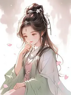 古风抽象绘画~可爱