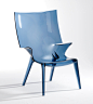 philippe starck creates largest single-mould polycarbonate sofa for kartell