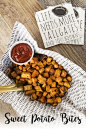 sweet potato bites - a good tailgating recipe or snack.