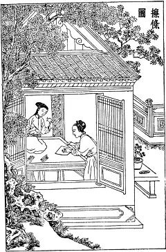 古代作业场景图—擦条图