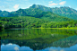 冈谷,日本,长野县,mirror pond,自然,美,水平画幅,地形,无人,夏天