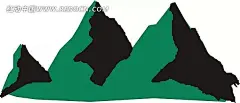 手绘绿色高山插画|风景图片|卡通画|绿色高山|矢量素材|手绘|自然风光|自然风景|创意图片风景图片|风景图片　自然风景|图片素材风景图片|风景图片摄影图片